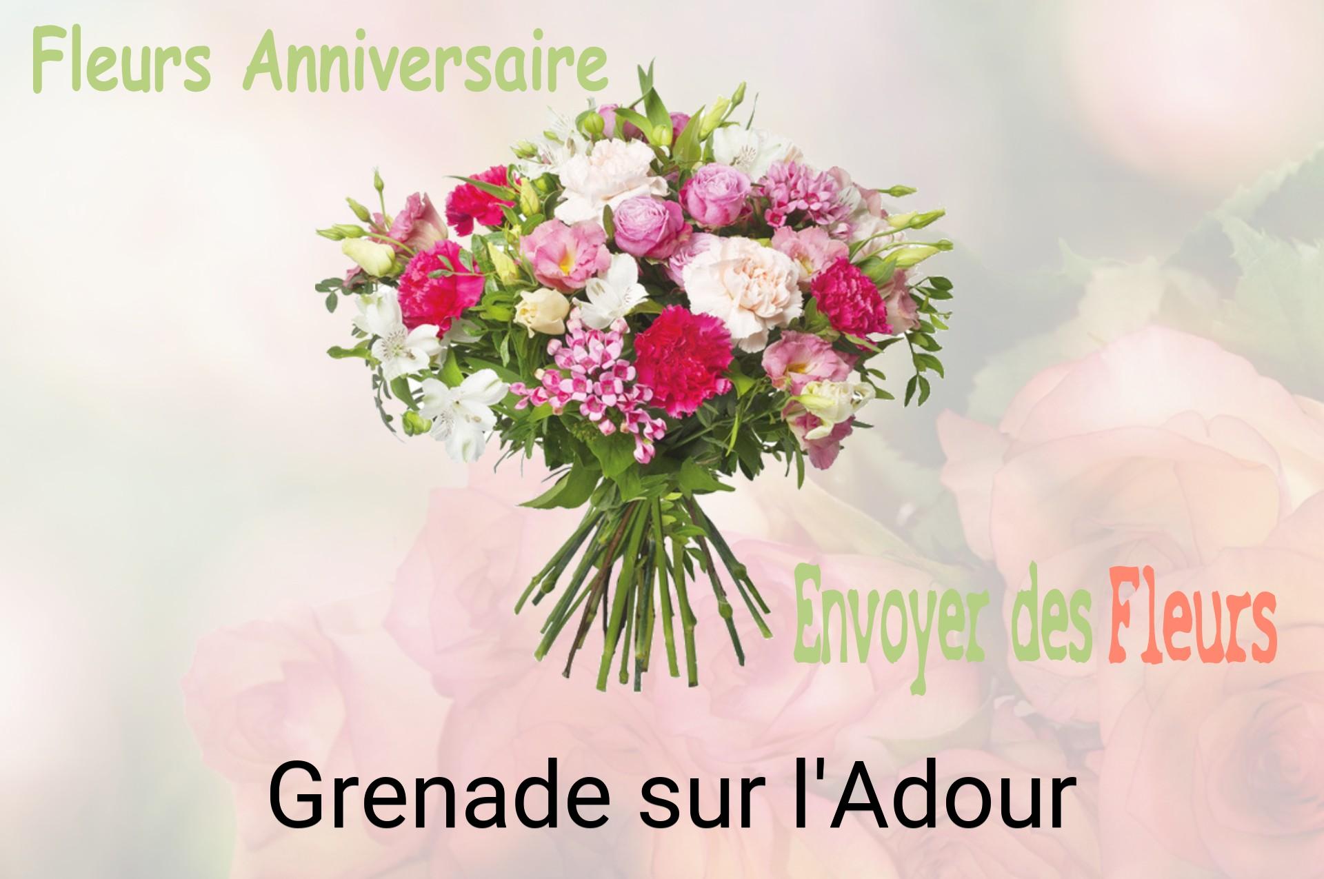 Bouquet de fleurs d’anniversaire livré à Grenade-sur-l'Adour
