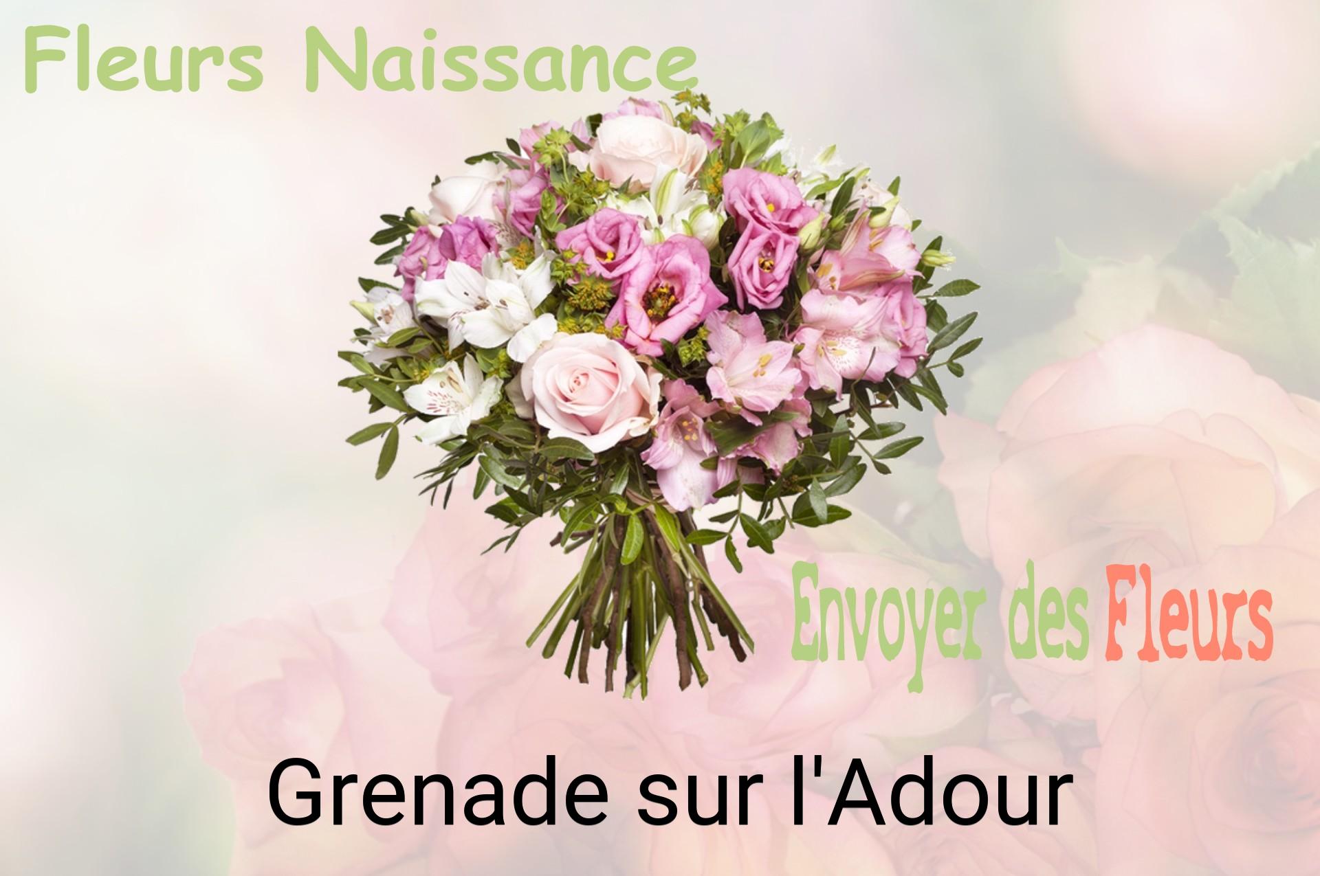 Bouquet de fleurs de naissance livré à Grenade-sur-l'Adour